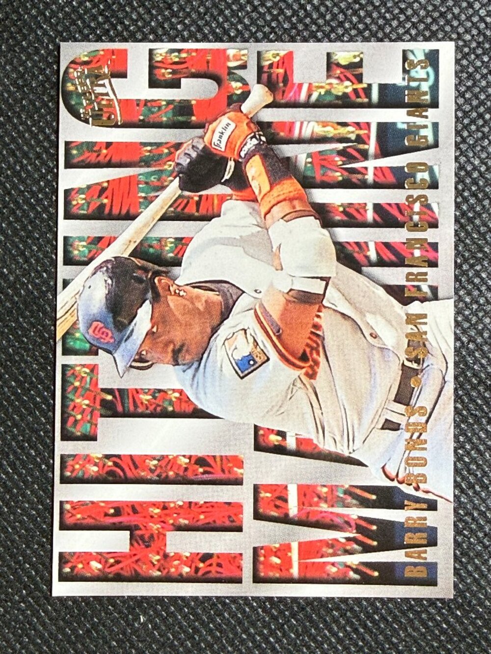 1995 Fleer Ultra Hitting Machine Barry Bonds #4 Of 10 Giants